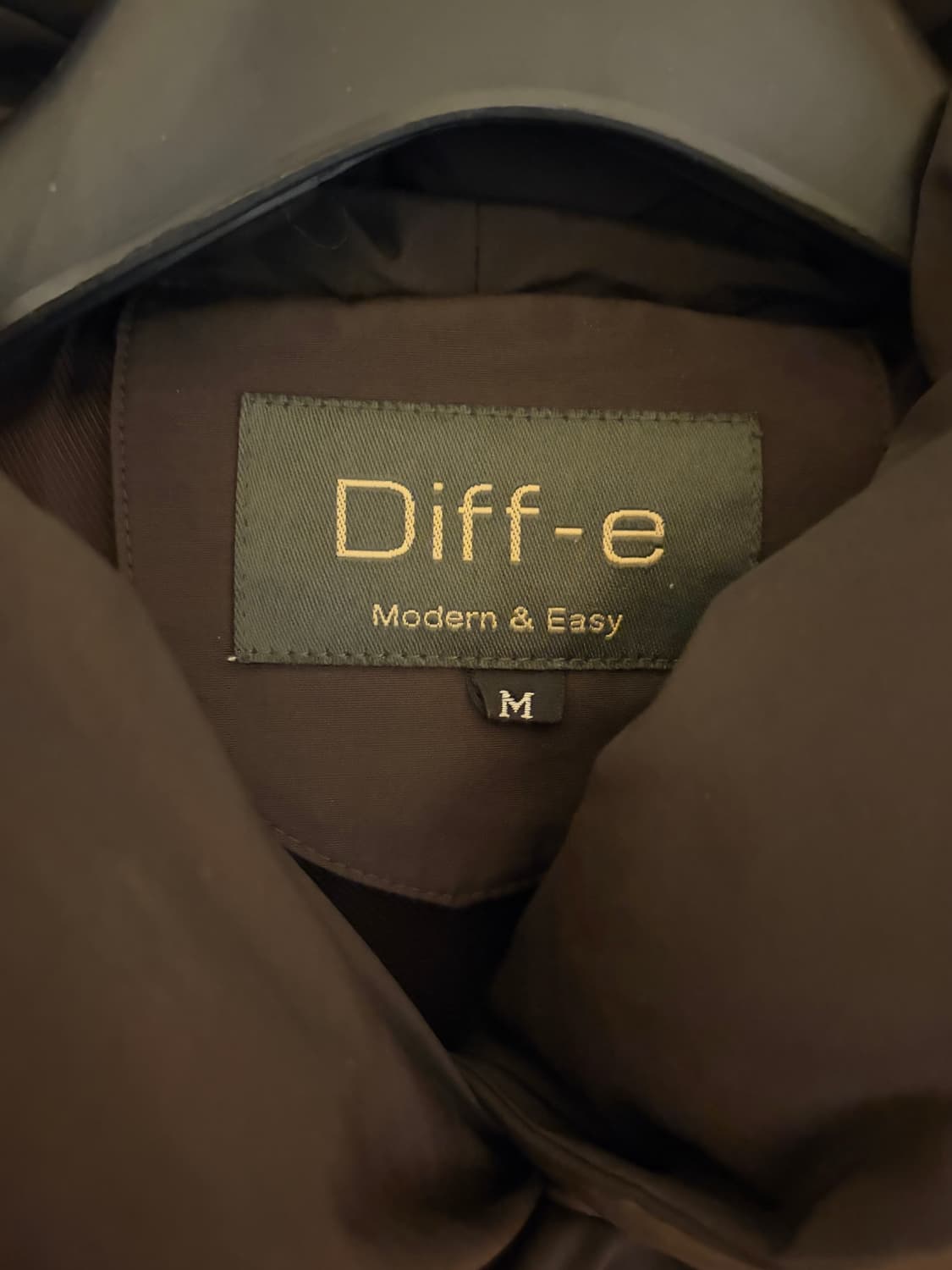 빈티지 모리 더블 미디 패딩 브라운 상품이미지5