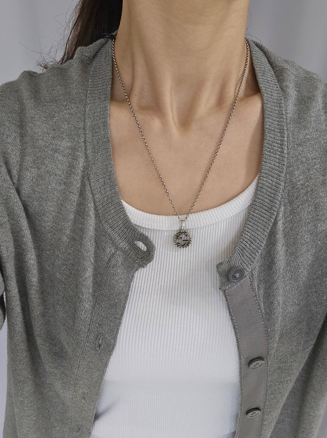 구찌 인터로킹 G 팬던트 목걸이 [정품] 상품이미지7