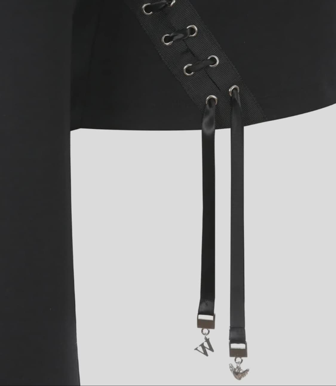 Eyelet T-shirt 001 Black 상품이미지3