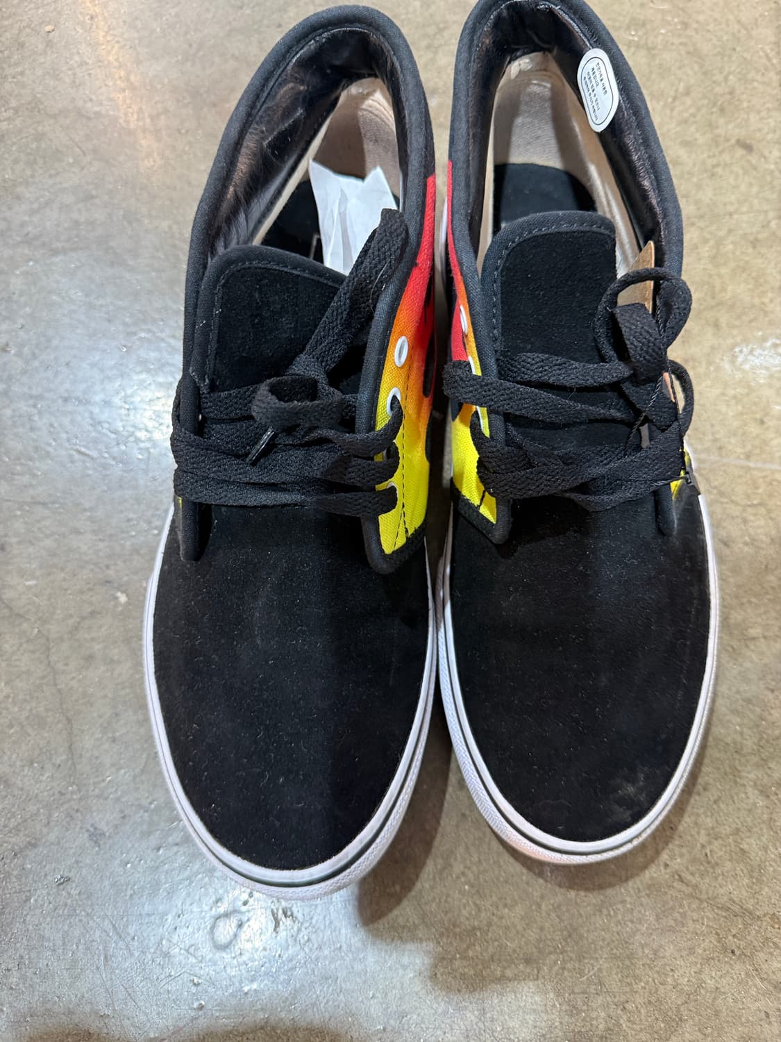 반스 블랙 불꽃 스니커즈 280mm 상품이미지6