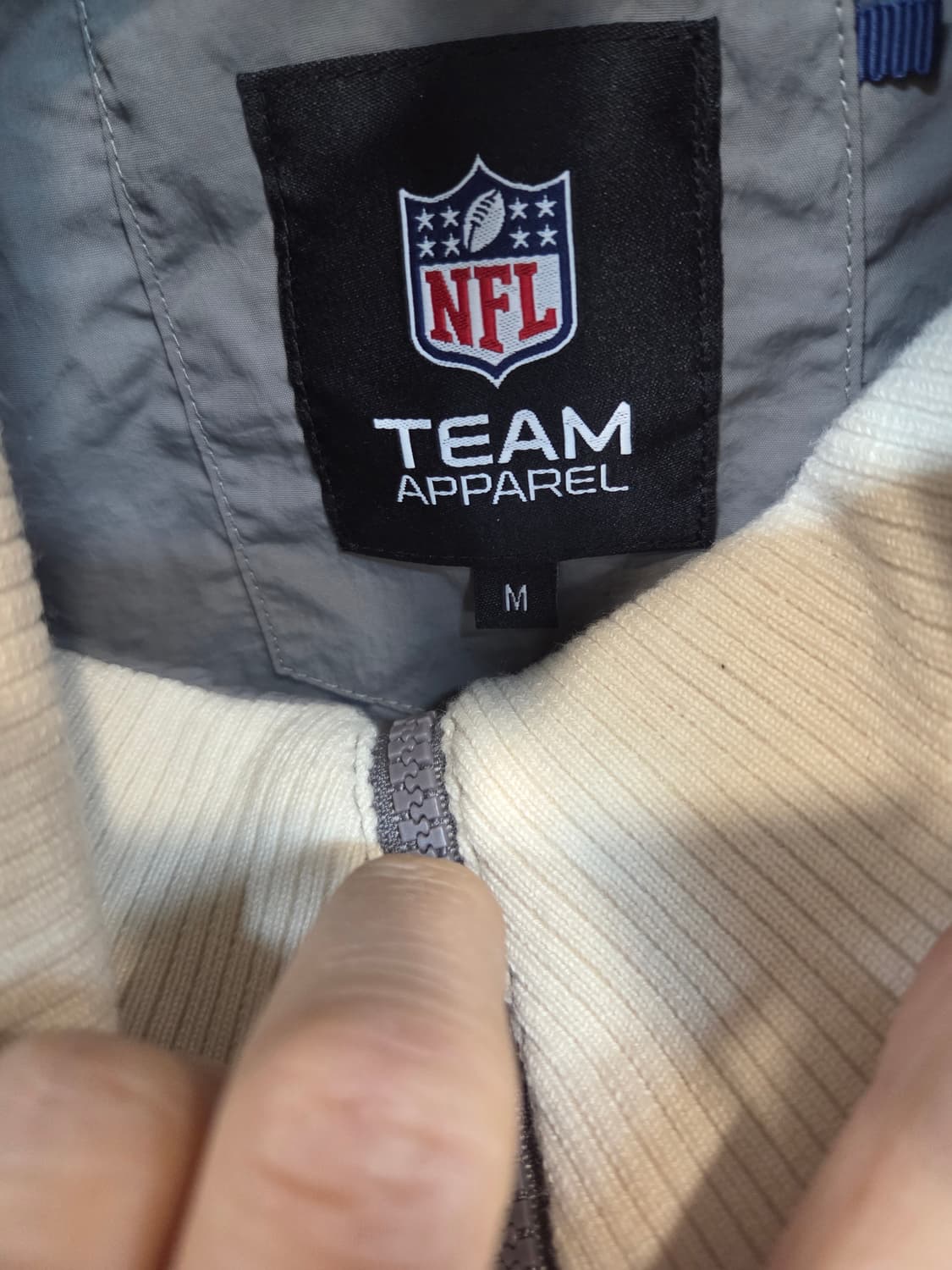 Nfl 여성 슬랜트 우븐 봄버자켓 m 상품이미지3