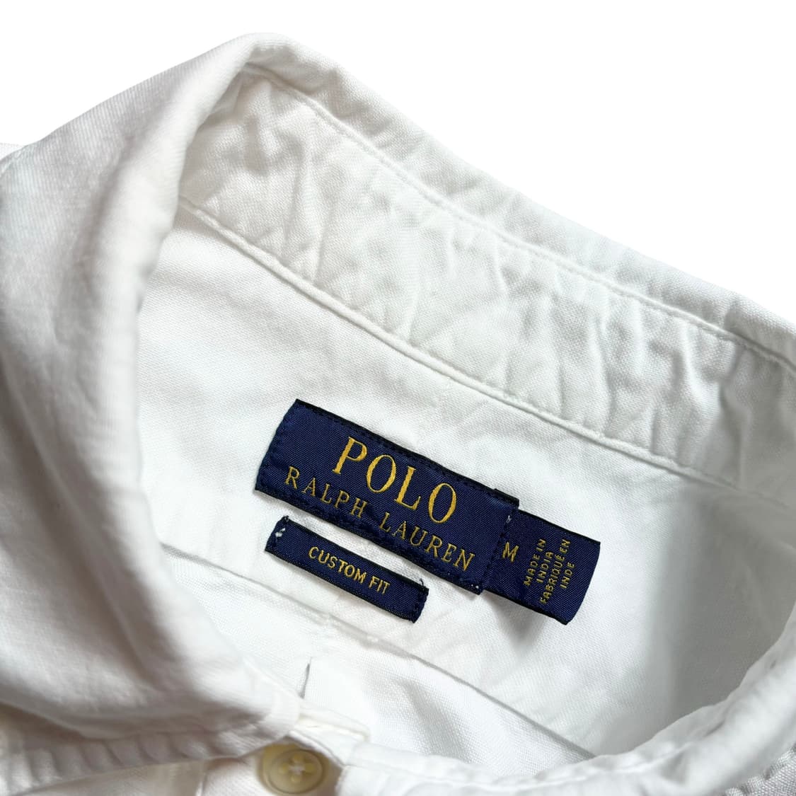 폴로 옥스퍼드면 화이트 셔츠 상품이미지3