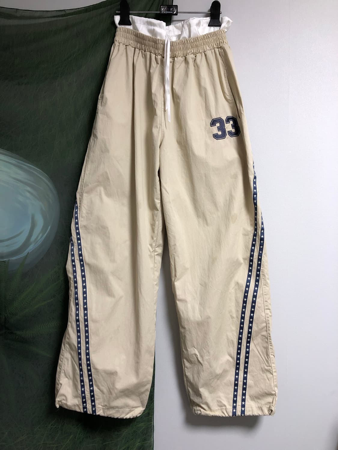 셋업이엑스이 setupexe 33star line pants(beige) 상품이미지1