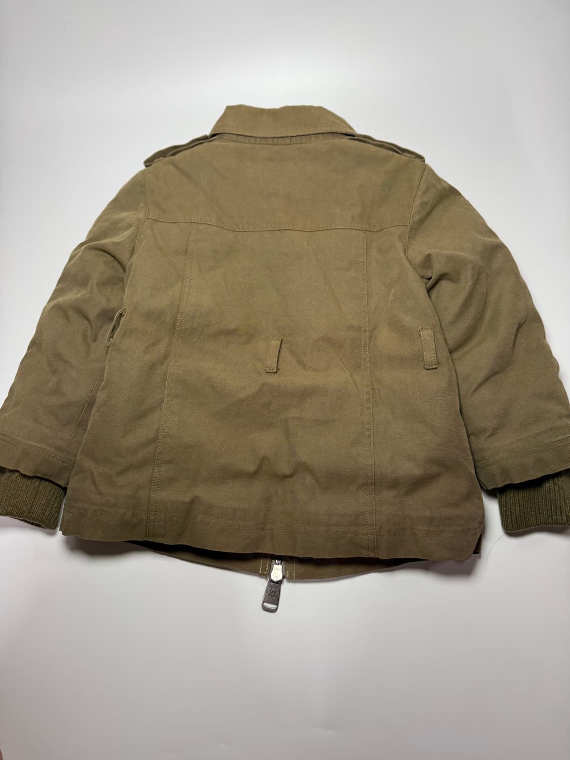 BURBERRY 카키색 봄버 자켓 키즈 상품이미지7