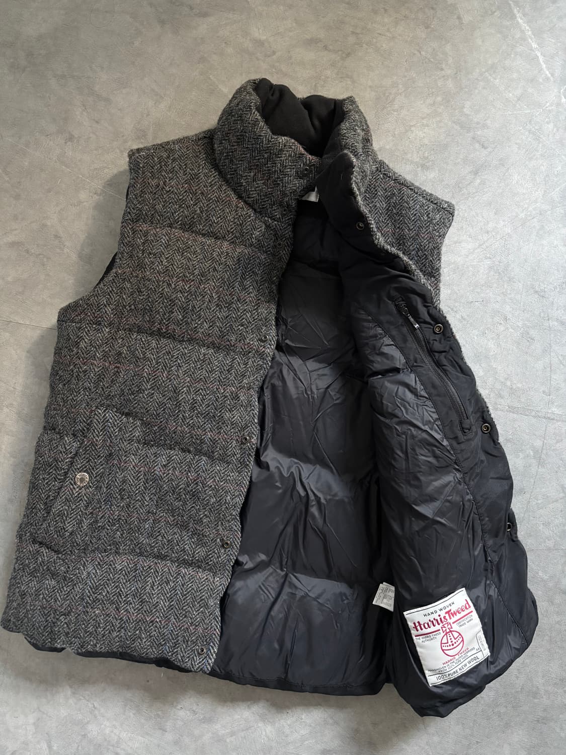 The North Face 노스페이스 해리스 트위드 패딩 베스트  상품이미지6