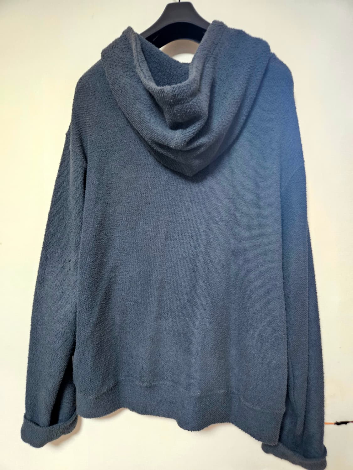 Terry Full Zip Hoodie Charcoal 상품이미지2