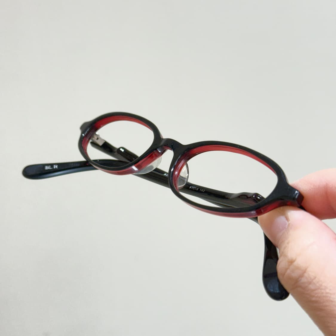 일제 작은 빈티지 긱시크 뿔테안경 상품이미지9