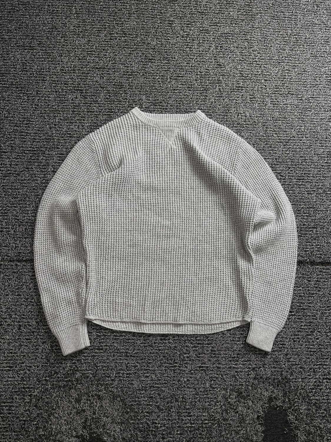 빔즈 재팬 오버핏 크루넥 니트 그레이 3139 상품이미지2