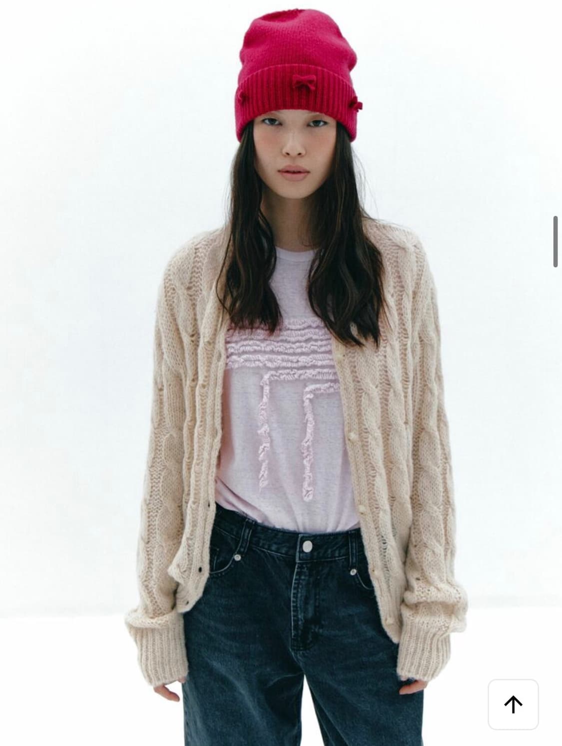 포니테일 그랜마 청키 가디건  상품이미지1