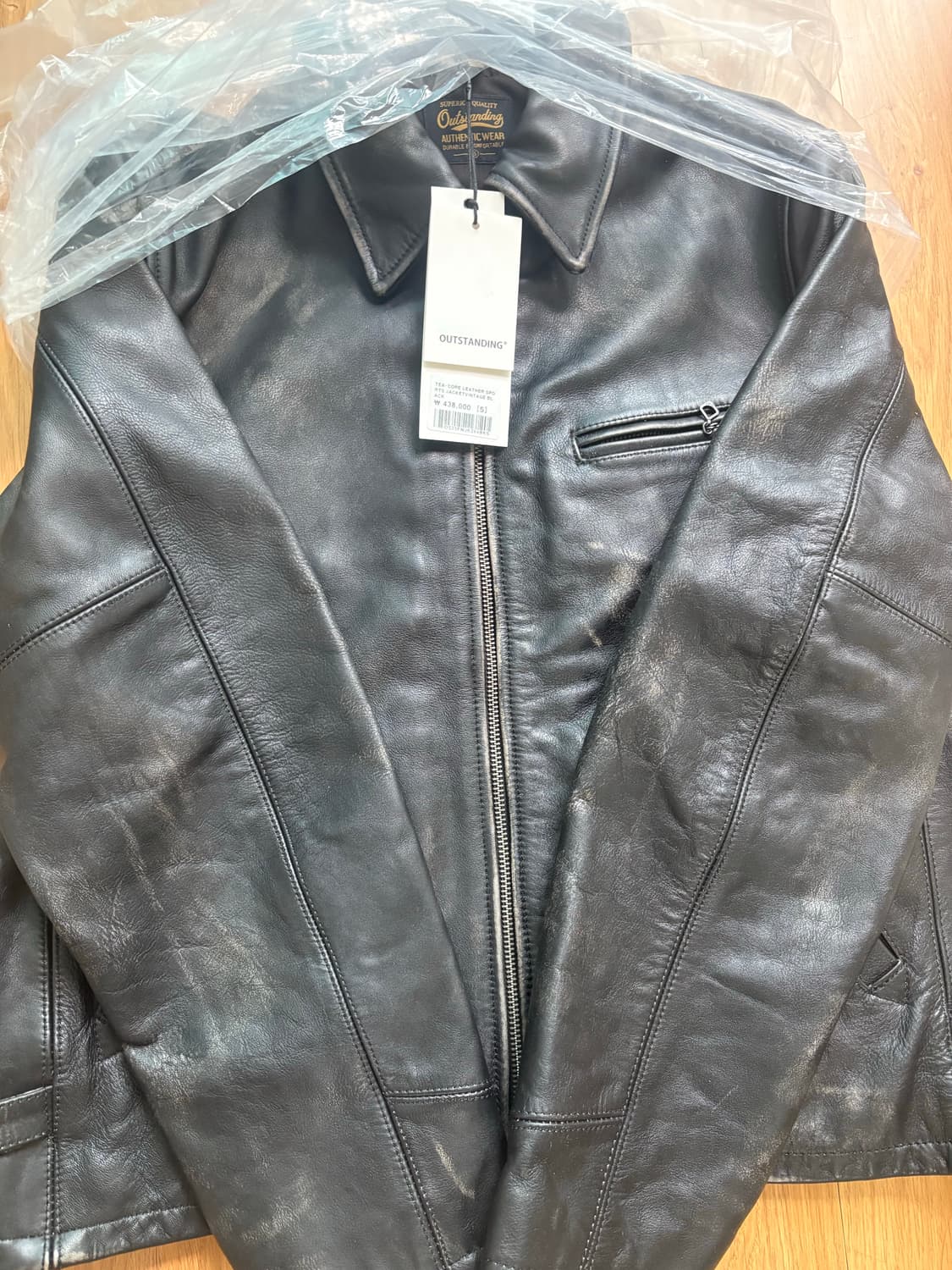 아웃스탠딩 가죽자켓 상품이미지2