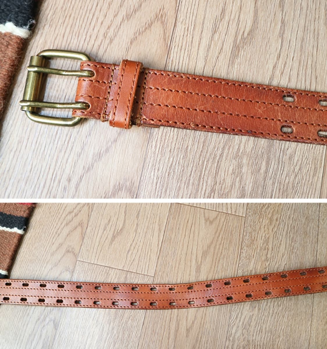 튼튼한 빈티지 가죽 벨트 33미만 상품이미지4