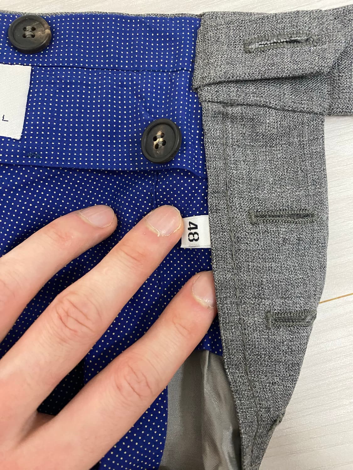 로타(Rota) 사계절용 그레이 트라우져(48Size) 상품이미지3