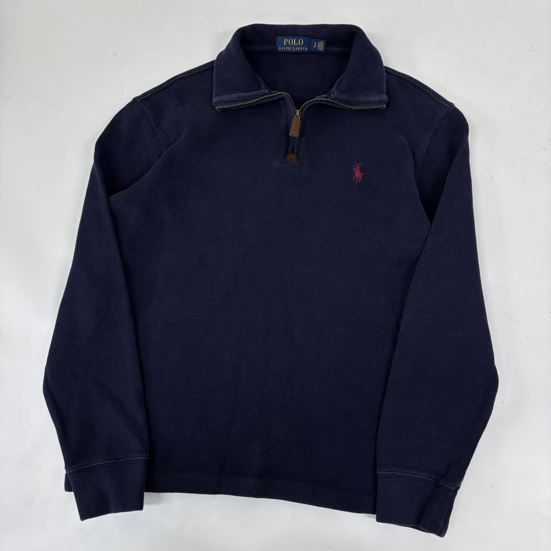 폴로 반집업 니트 상품이미지3