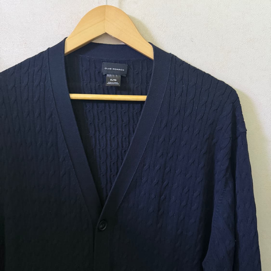 클럽모나코 남성 코튼 기본 가디건 XL (남성 105정도) 상품이미지2