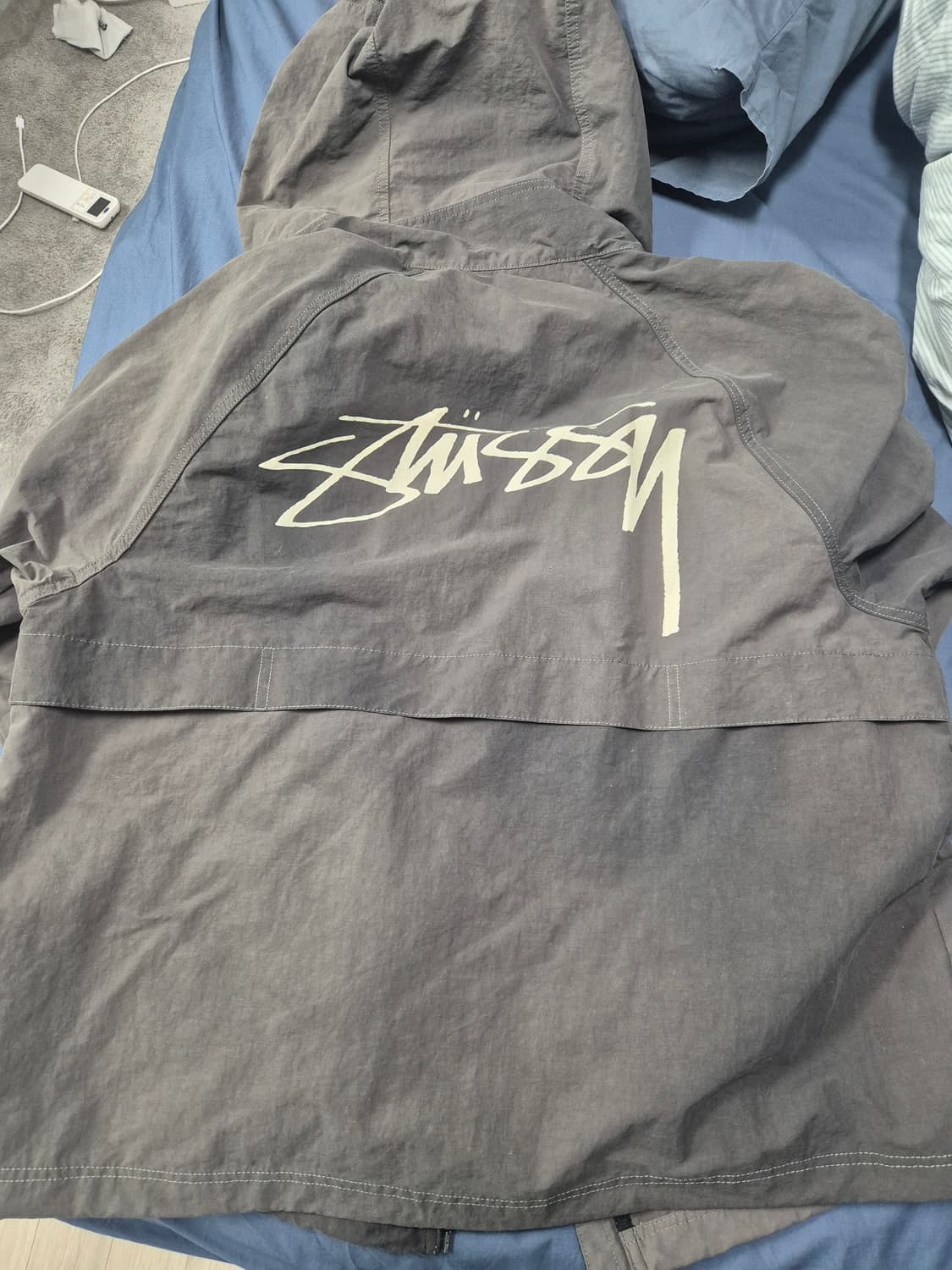 스투시 바람막이 L사이즈 블랙 최상급 상품이미지4