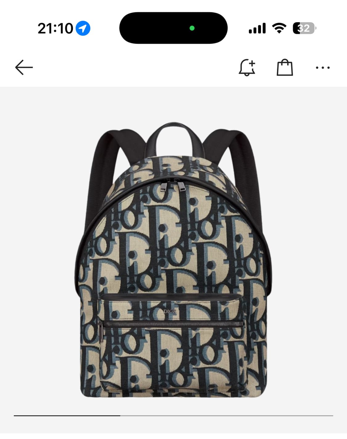 Dior Maxi Oblique Jacquard Rider Backpac 상품이미지1