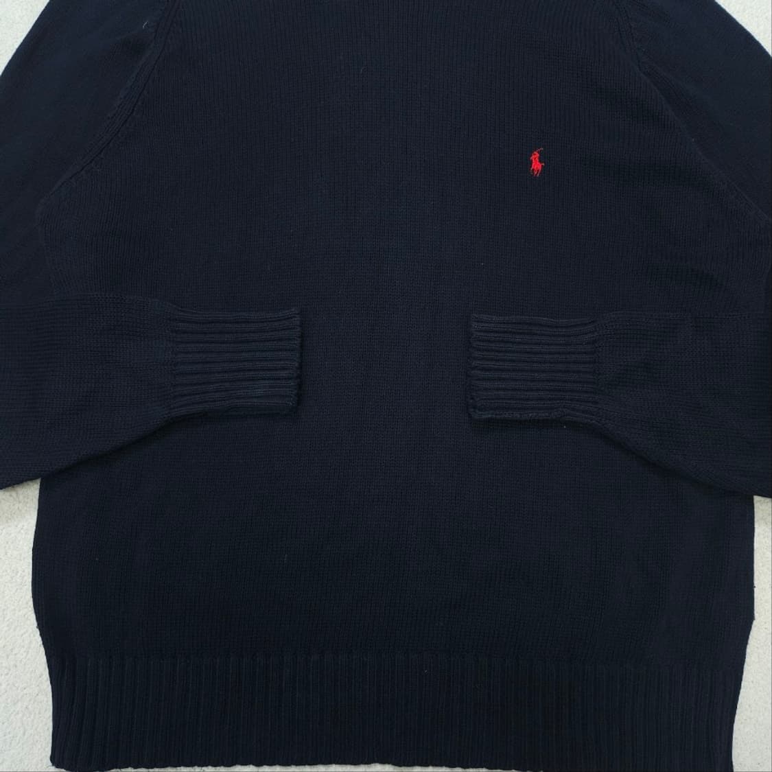 폴로 랄프 로렌 코튼 니트 105 네이비 상품이미지3