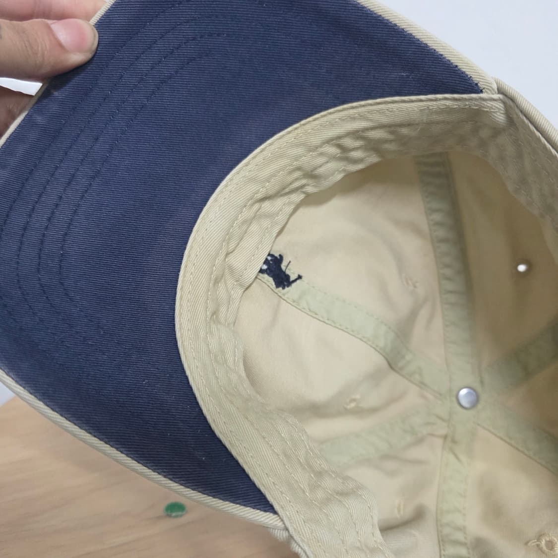 폴로 랄프로렌 베이지 볼캡 모자 가죽 스트랩 상품이미지7