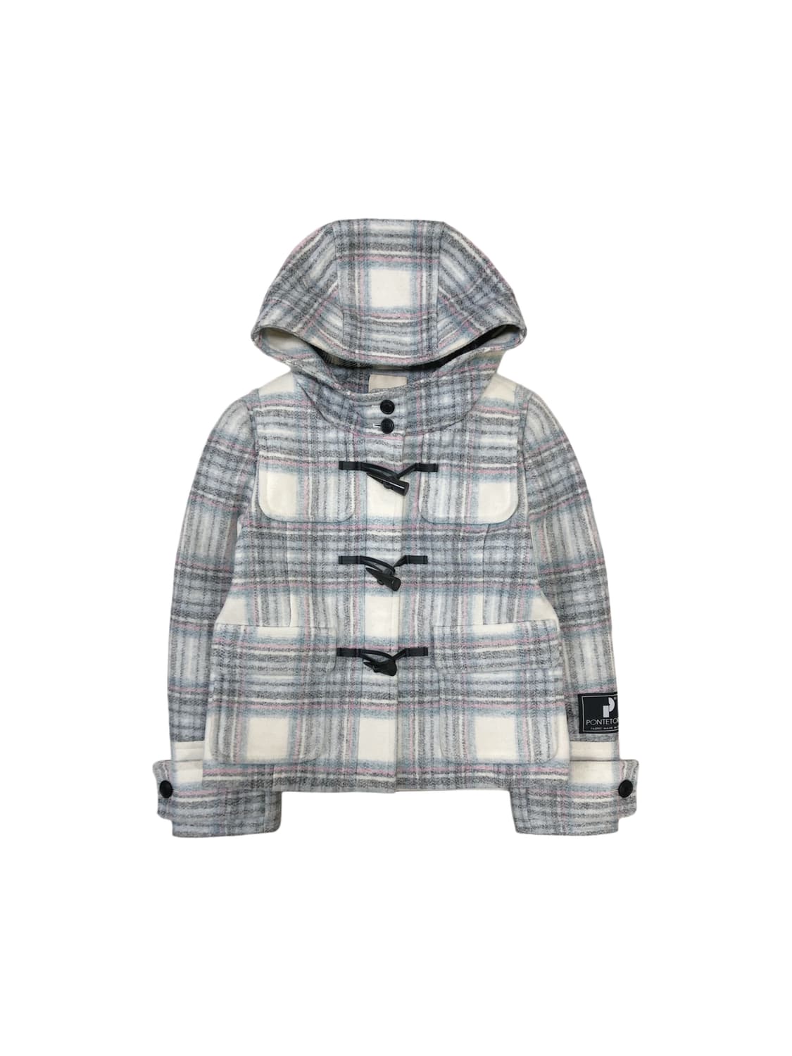 CROLLA 크롤라 체크 더플코트 상품이미지1