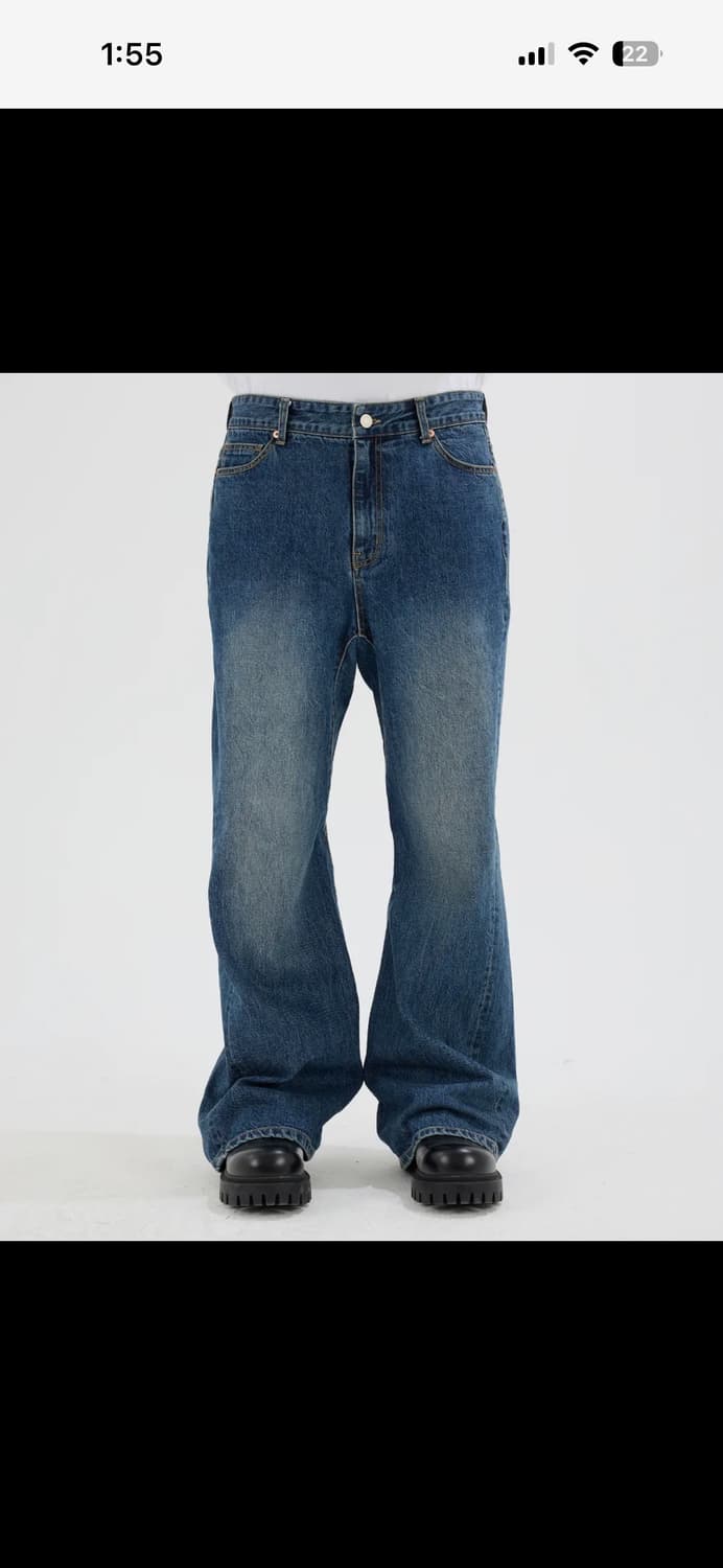 IEY BELLIN FLARED DENIM PANTS 상품이미지1