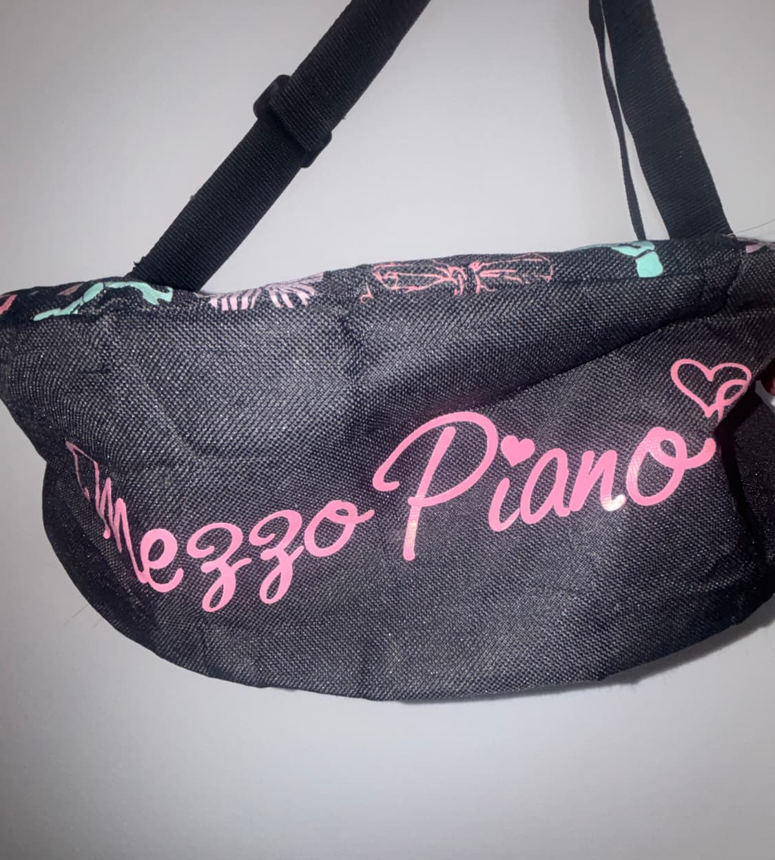 [mezzo piano] 메조피아노 베리에짱 리본 패턴 크로스백 상품이미지3