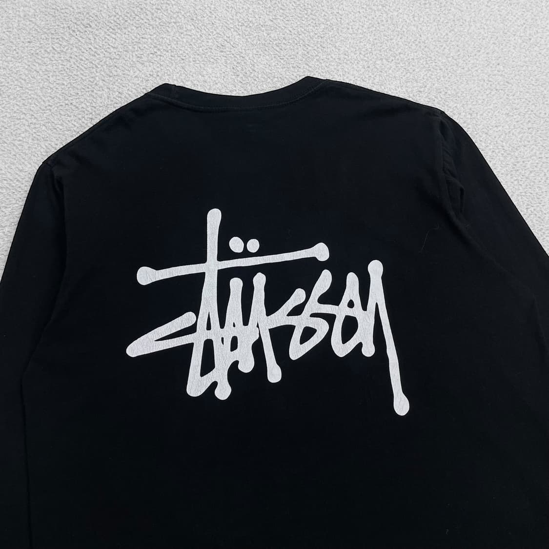 스투시 Stussy 베이직 로고 롱슬리브 블랙 상품이미지4
