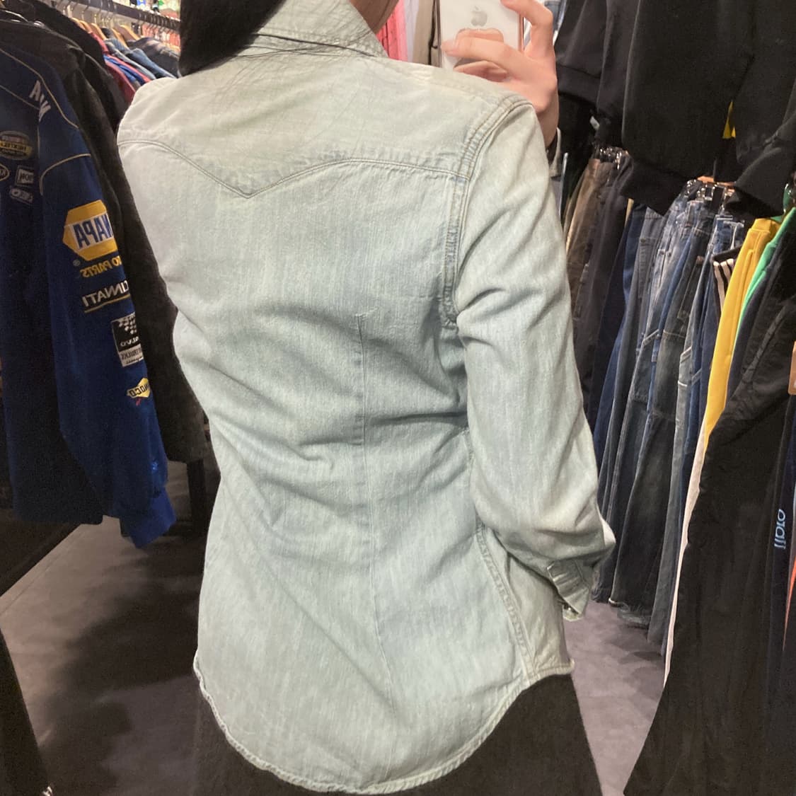 [IM] 리바이스 펄 스냅 워싱 데님 셔츠 상품이미지6