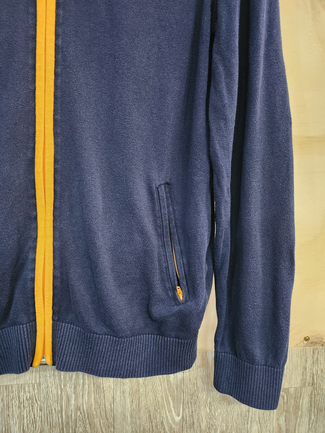 486) 라코스테 컬러블록 니트 집업 가디건 상품이미지3