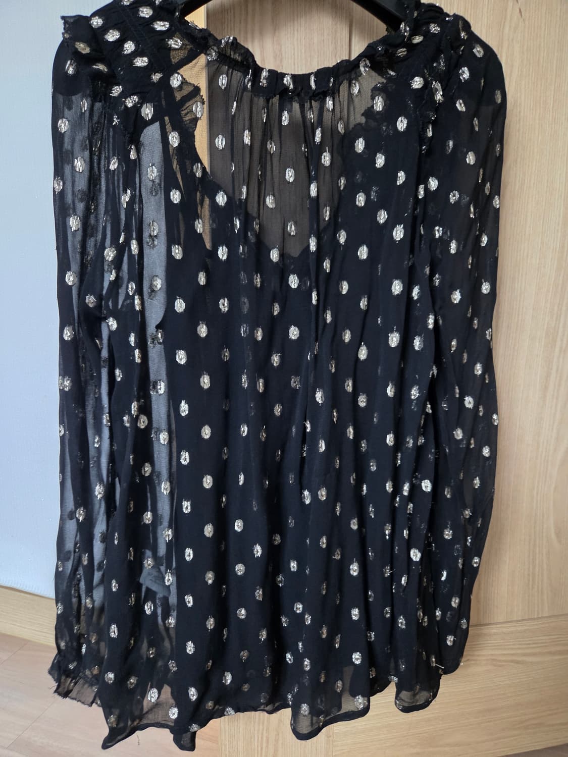 바네사브루노 시스루 블라우스 상품이미지3