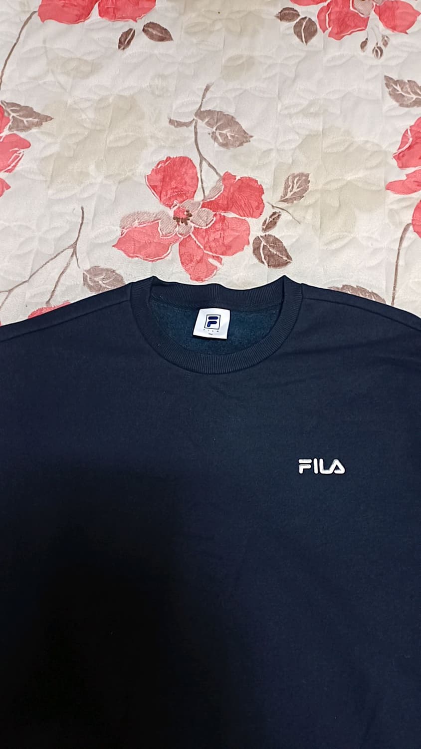 휠라 기모맨투맨 100 가슴55 기장70 상품이미지2