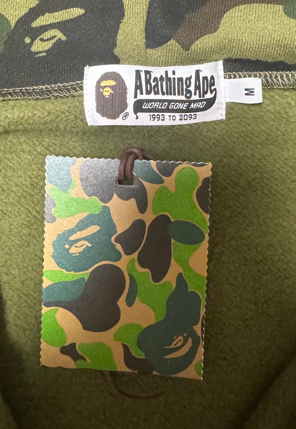 베이프 퍼스트 카모 샤크 후드집업 상품이미지2