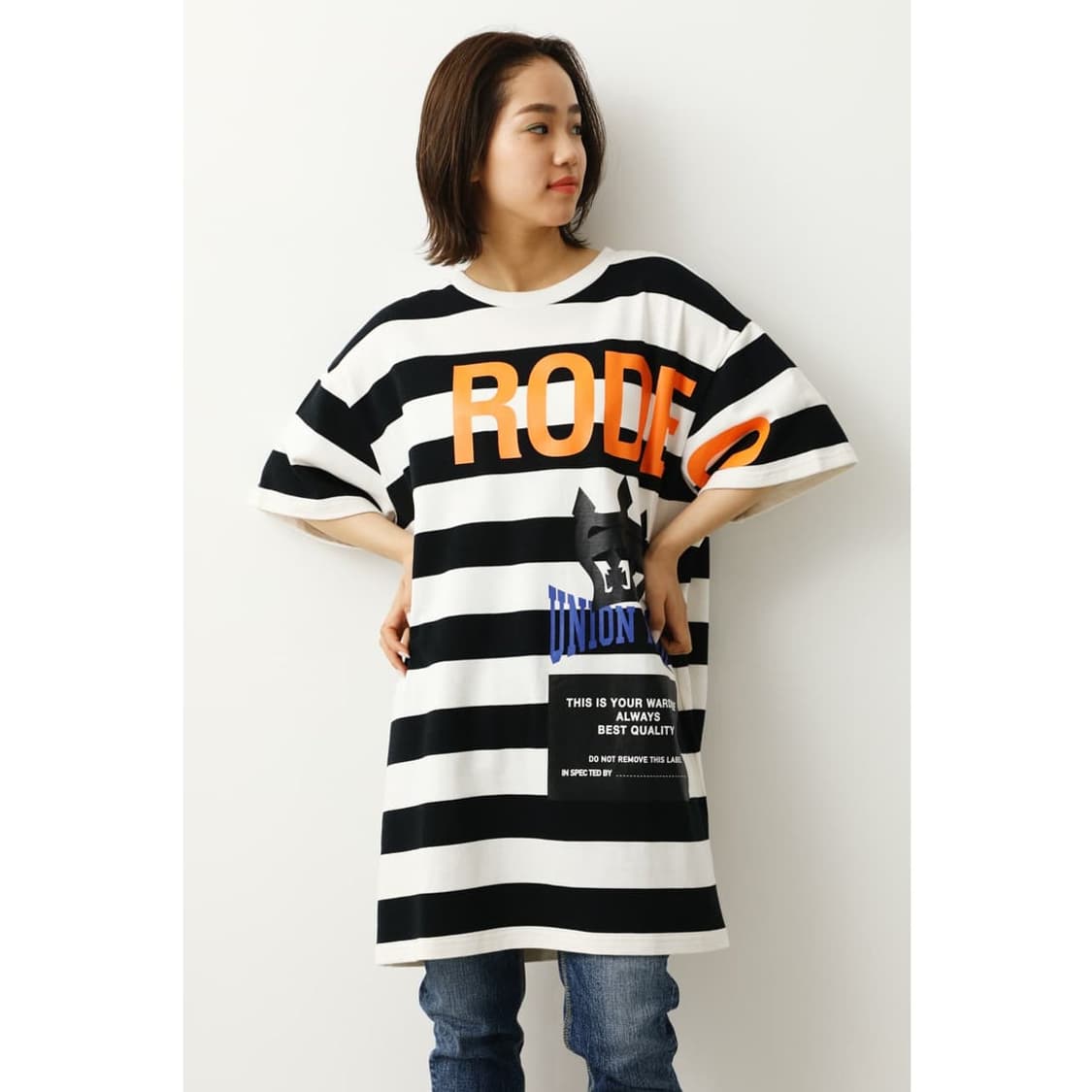 RODEO CROWNS WIDE BOWL 크라운 로고 원피스 상품이미지3