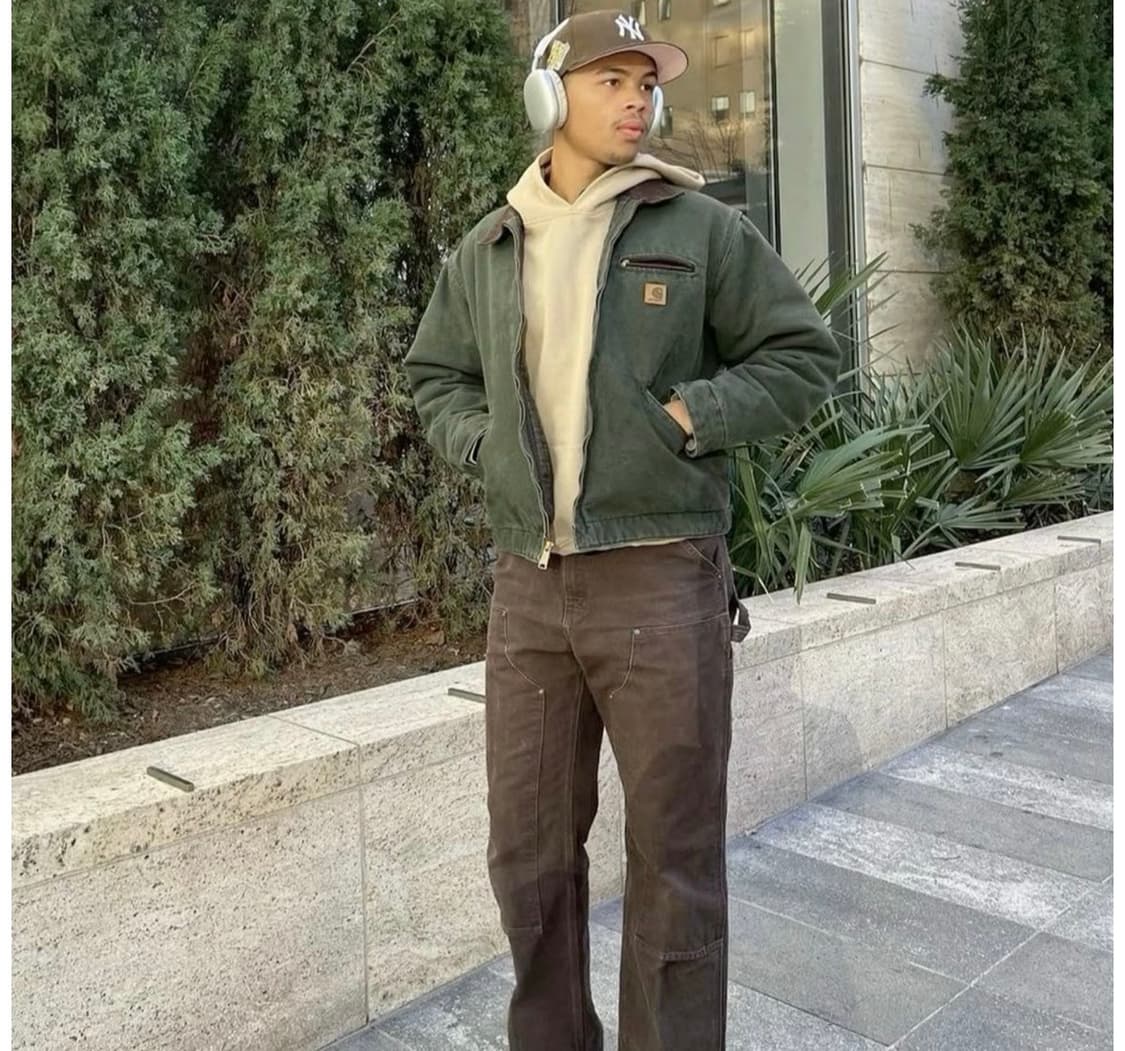 칼하트 디트로이트 j97 vtg 자켓(모스그린) 상품이미지1