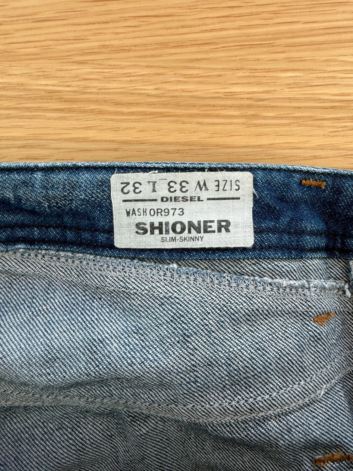 디젤(Diesel) SHIONER 데님 팬츠(데미지 확인) 상품이미지9