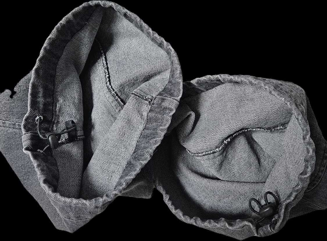 해칭룸 밀팬츠 데님 애쉬그레이 1사이즈 판매합니다 상품이미지4