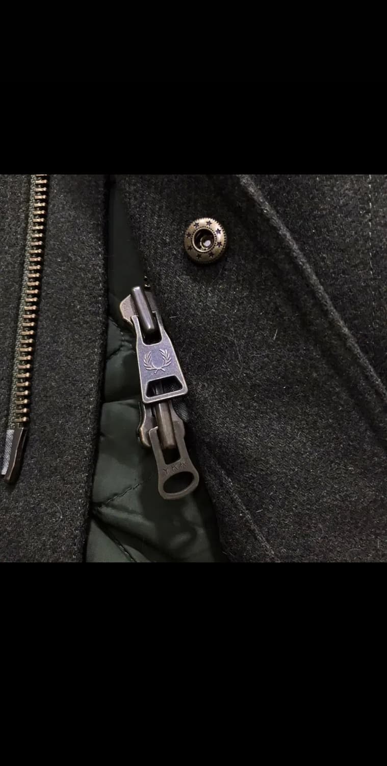 [[L, A급]# 프레드페리(PREDPERRY) 피쉬테일 울 야상 자켓 상품이미지6