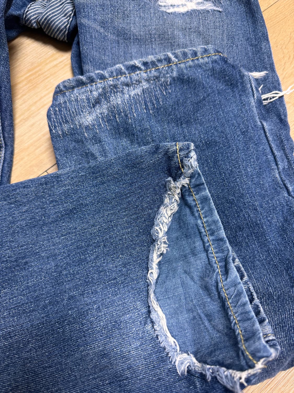 베이프 패치워크 진 30 상품이미지6