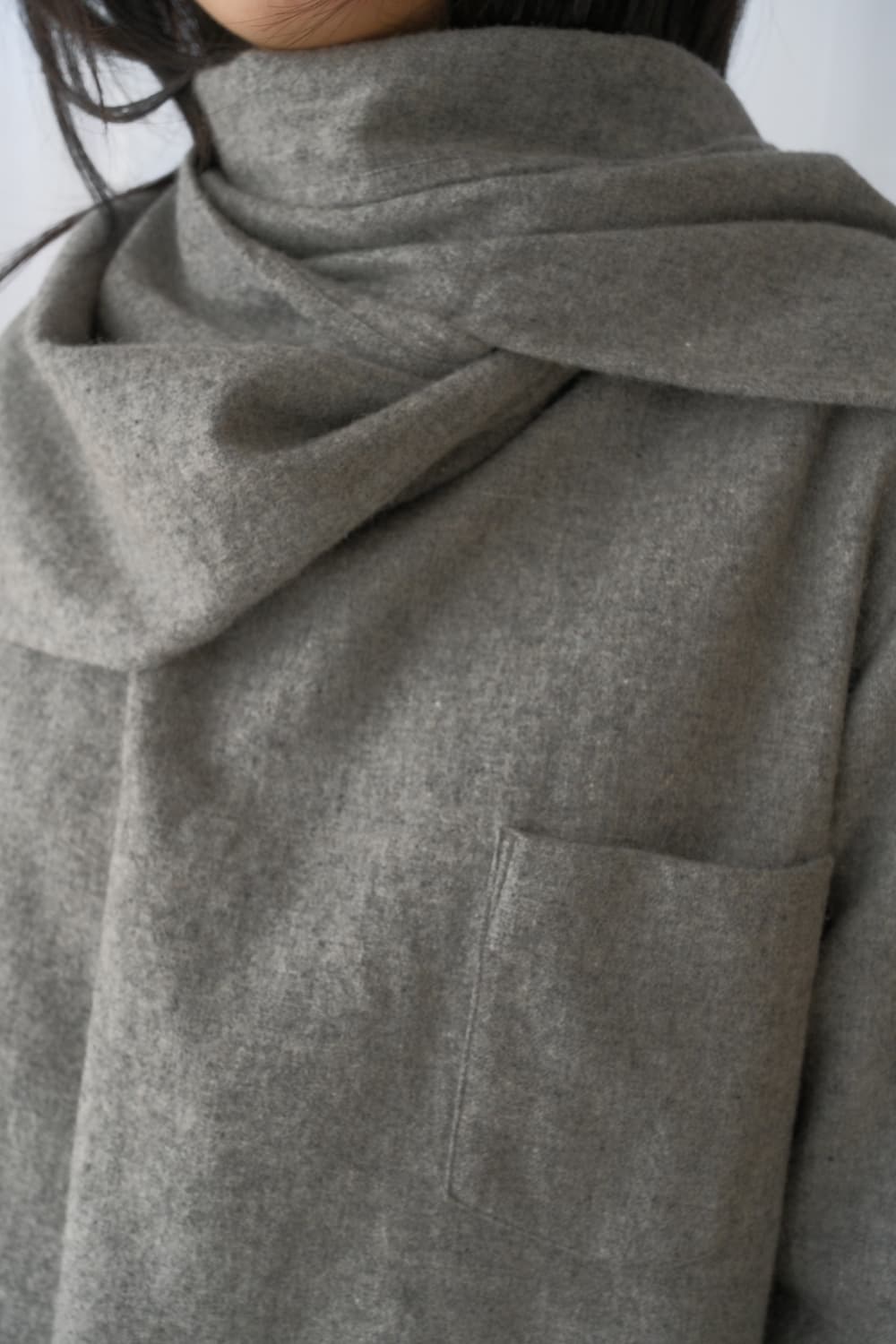 Scarf shirt 상품이미지5