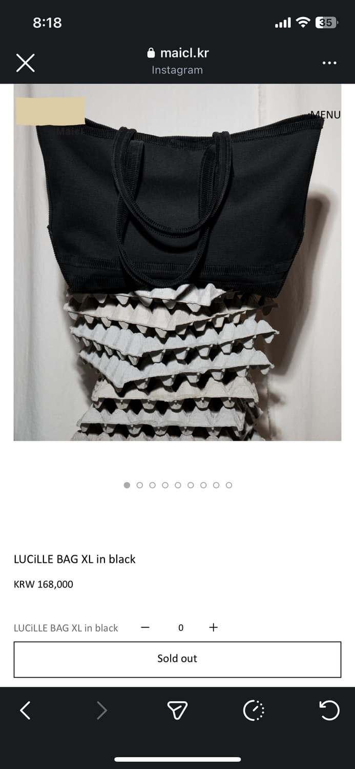 [os] 마이클 토트백 블랙 LUCiLLE BAG XL in black 상품이미지1