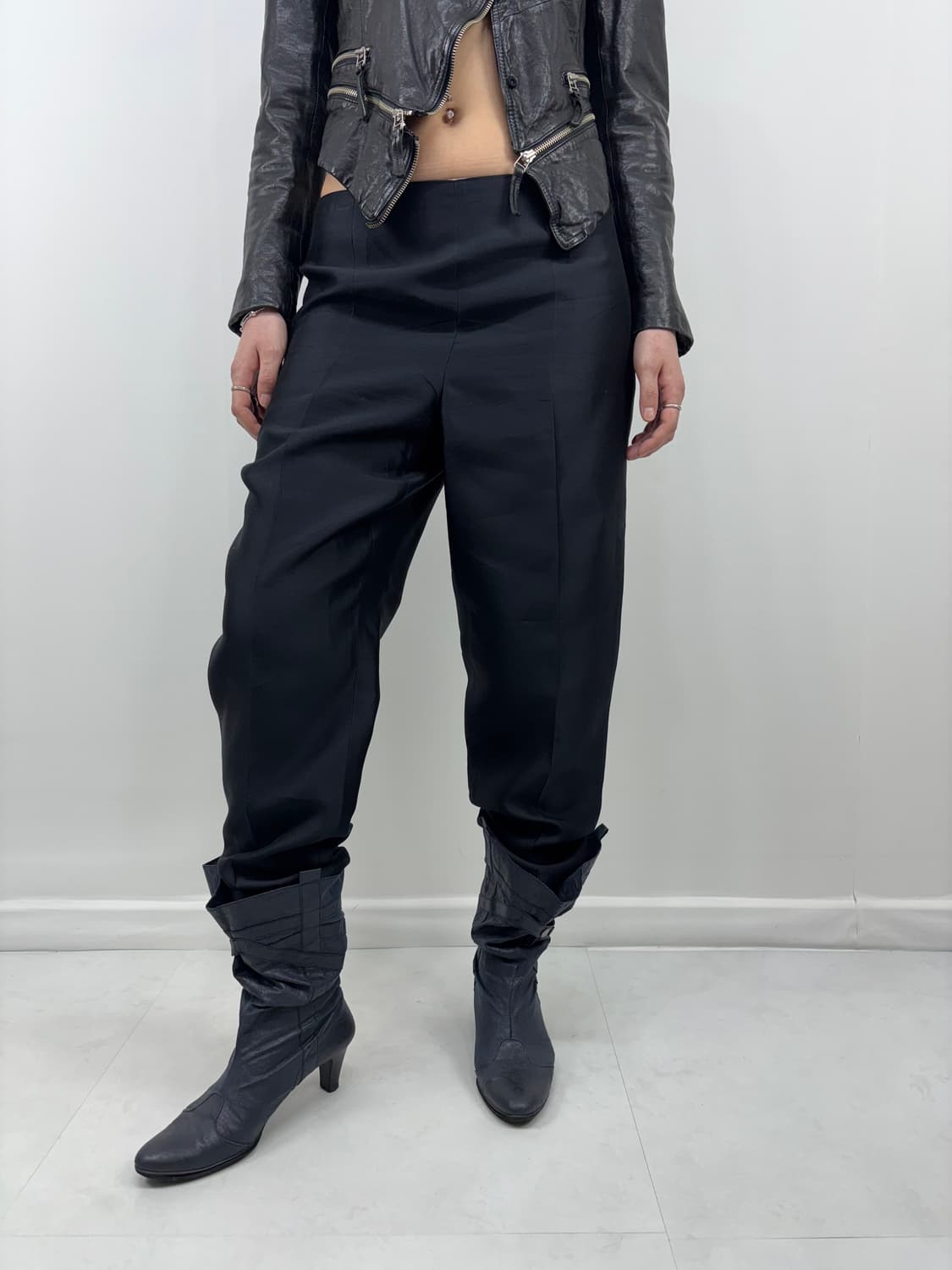 SILK ORGANZA SLACKS 상품이미지3