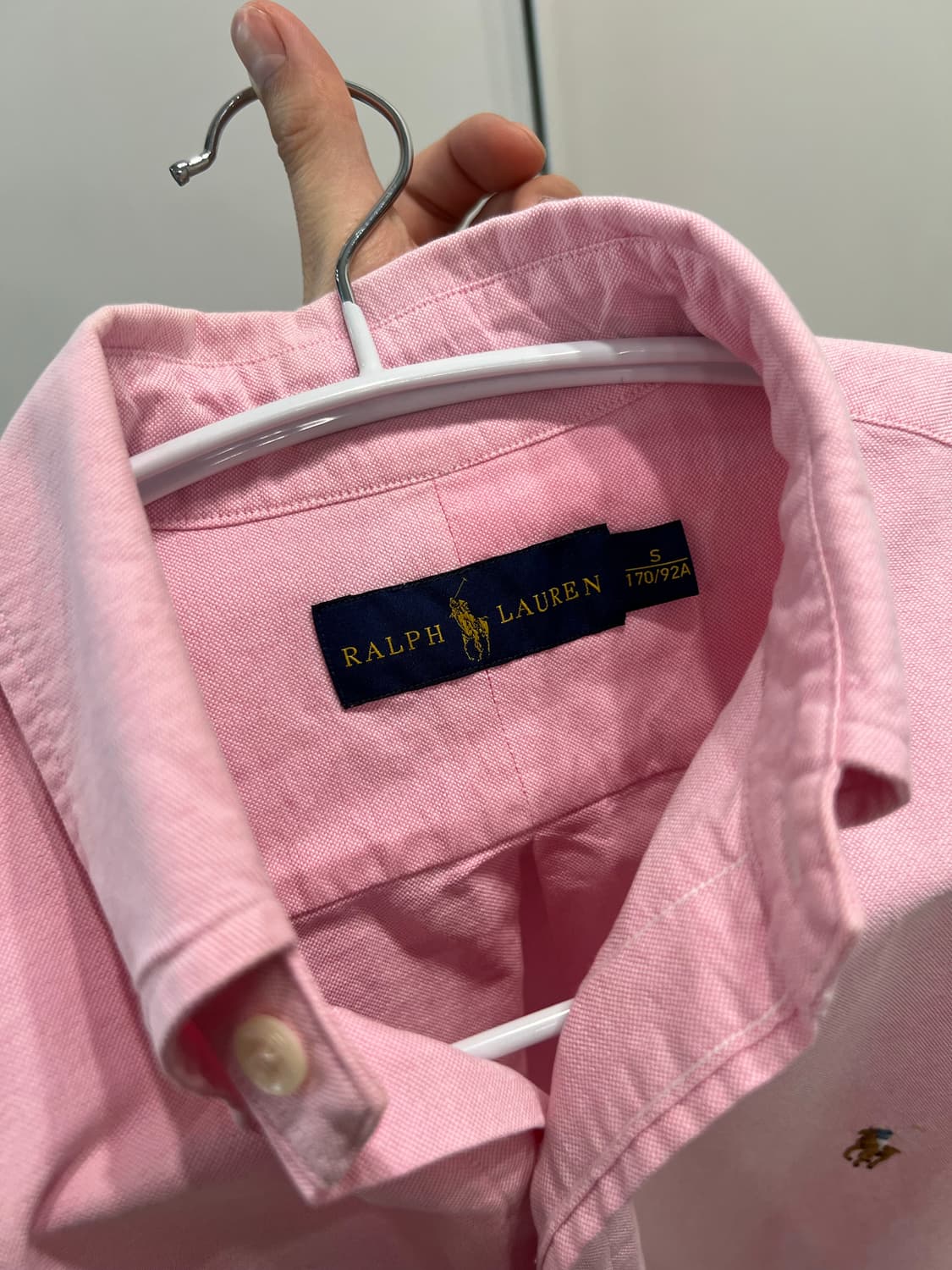 폴로 핑크 옥스퍼드 셔츠 상품이미지3