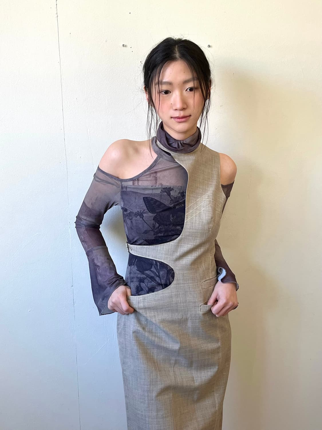 ROMWE 오픈숄더 탑  상품이미지4