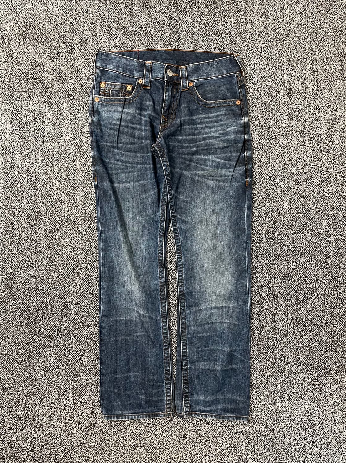 빈티지9. 트루릴리전 스트레이트핏 워싱 진 데님팬츠 청바지 상품이미지1