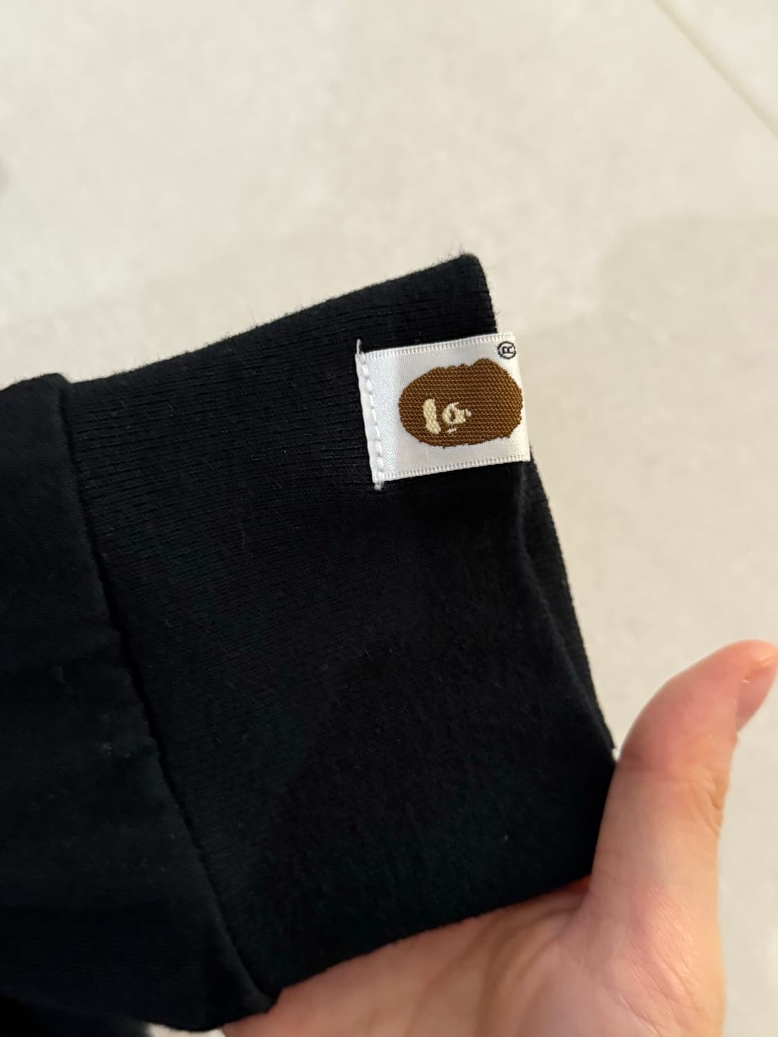 베이프 빅 에이프 헤드 롱슬리브 블랙 상품이미지4