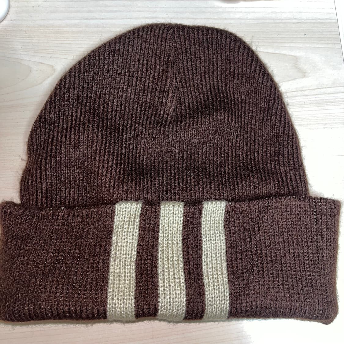 아디다스 로고 브라운 비니 상품이미지2