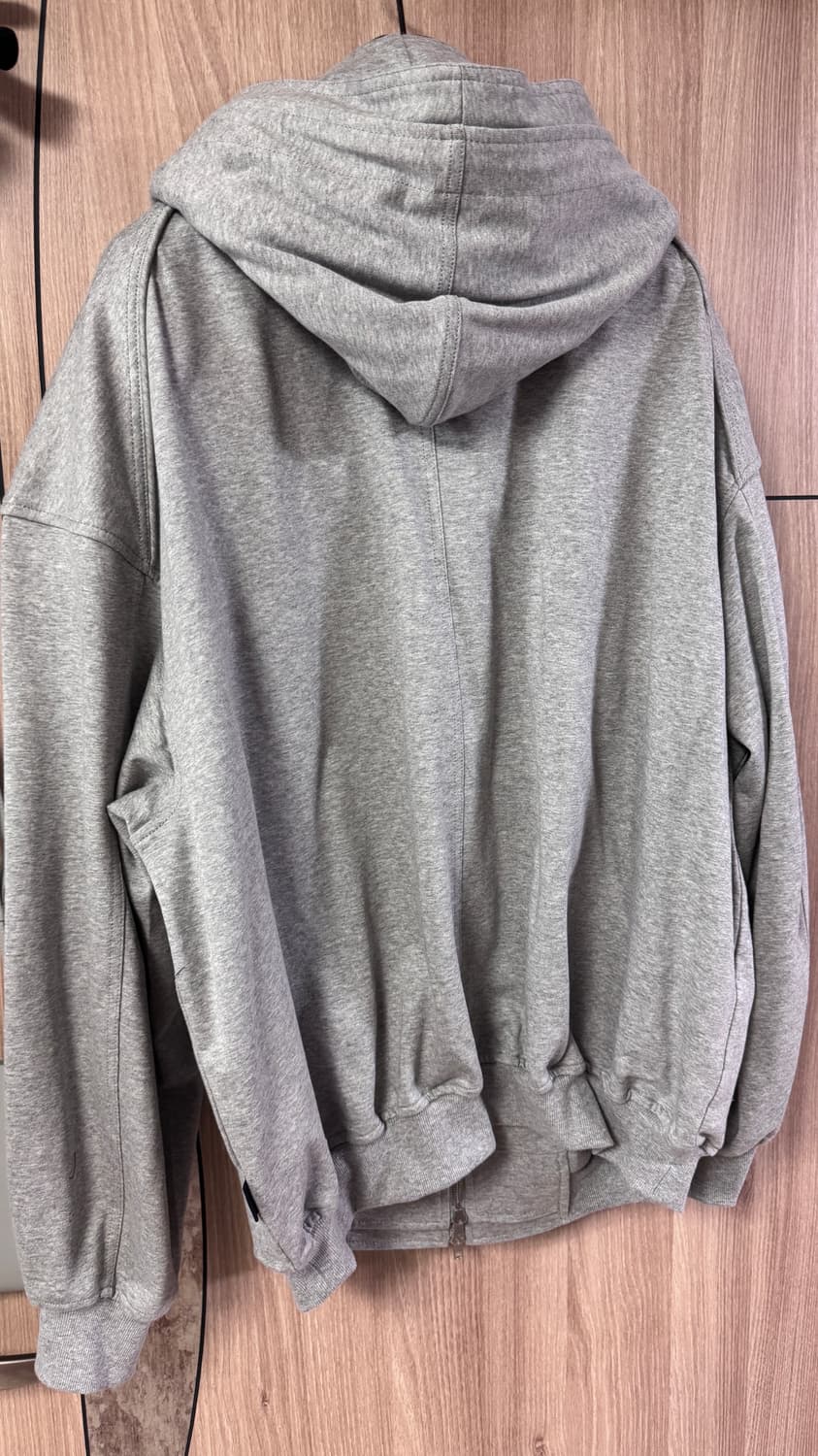 준지 25fw 더블레이어드 후드집업 s 상품이미지4