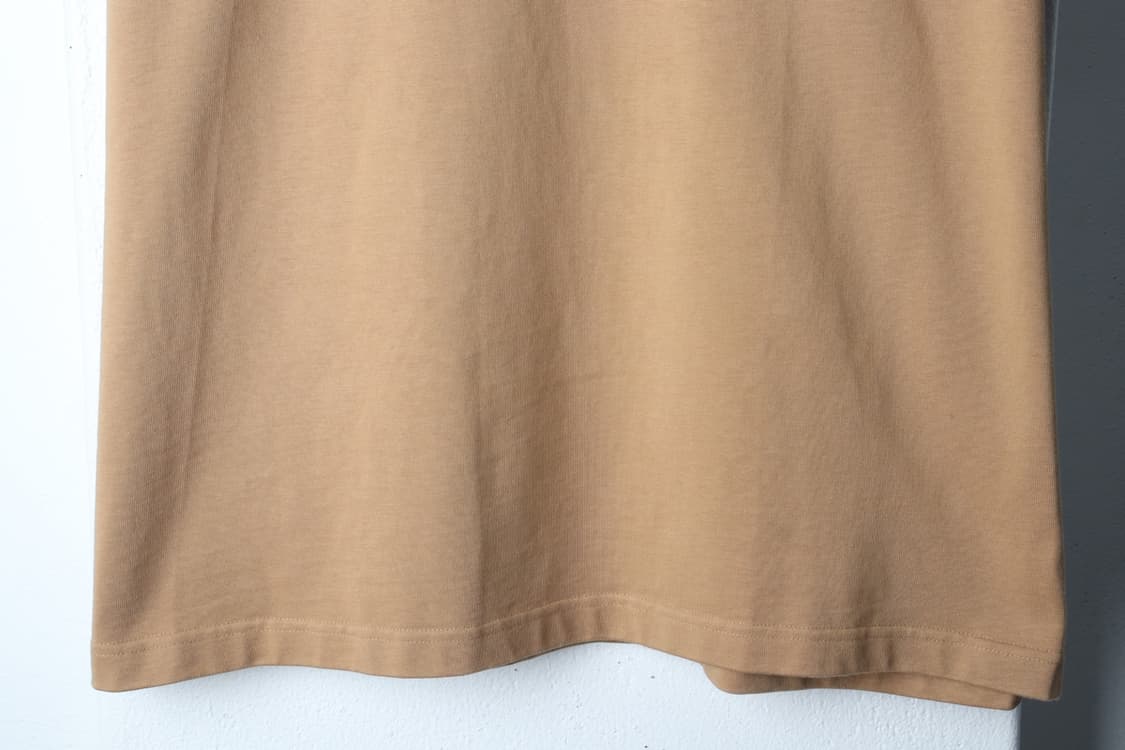 (XL-2XL) 브론슨 반팔 티셔츠 헨리넥 베이지 아메카지-H31076 상품이미지4