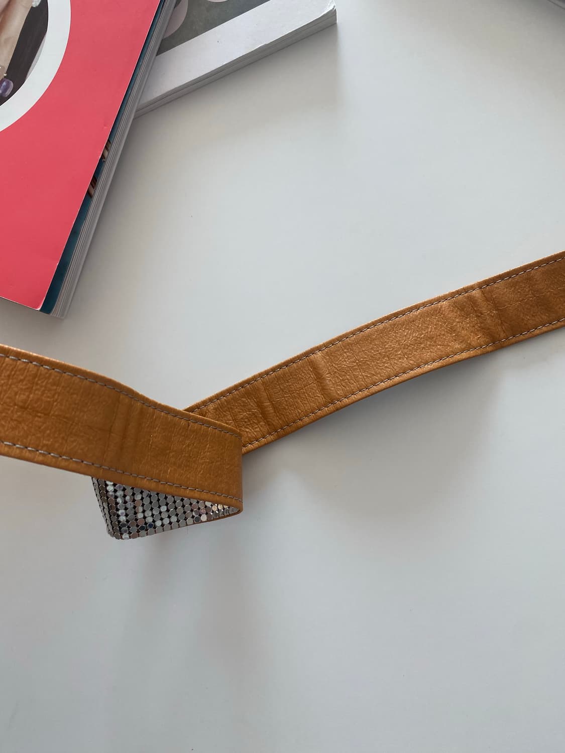 Y2k 빈티지 실버 메탈 벨트 상품이미지4