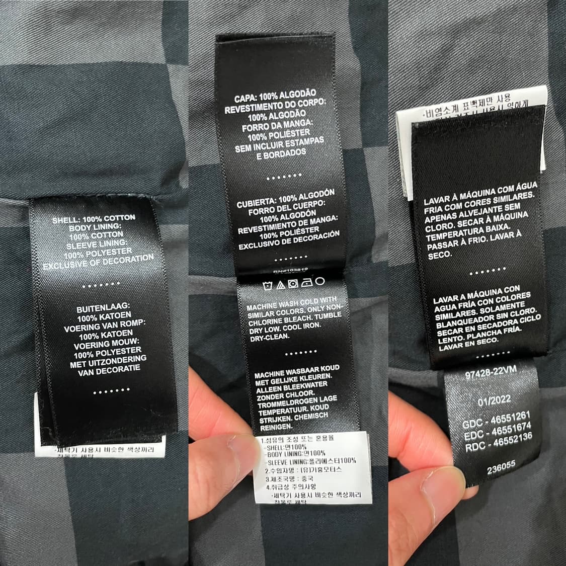 할리데이비슨 투웨이 레이싱 자켓 블랙 상품이미지8