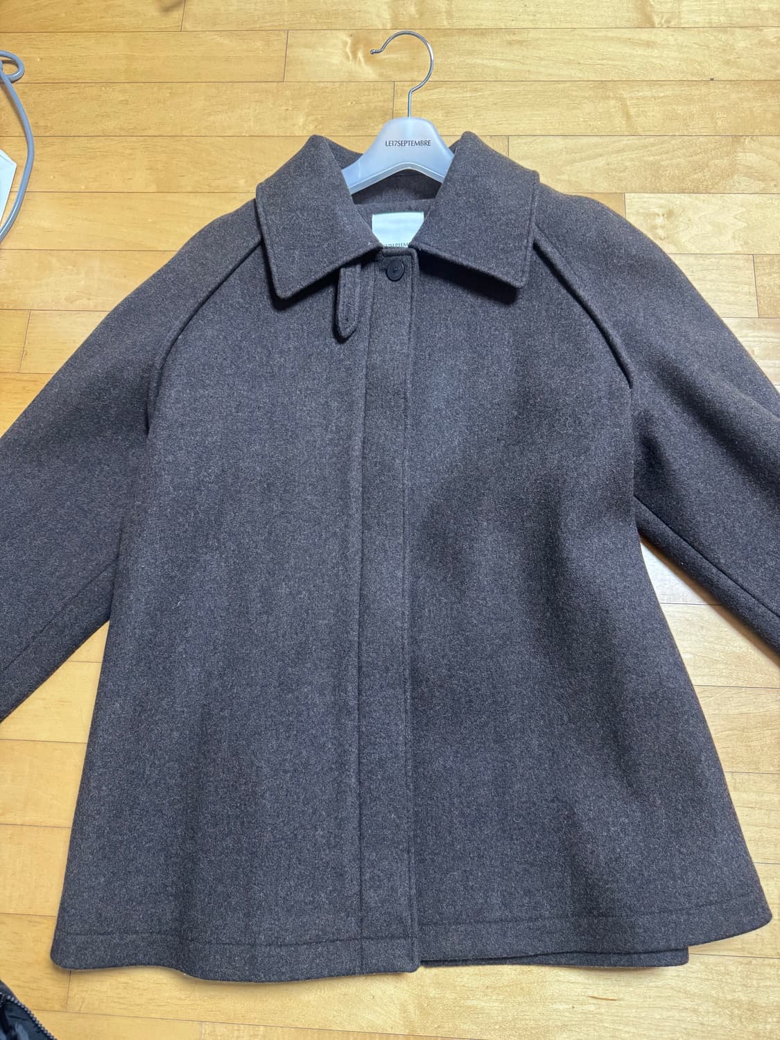 르917 래글런 코트 브라운 상품이미지1